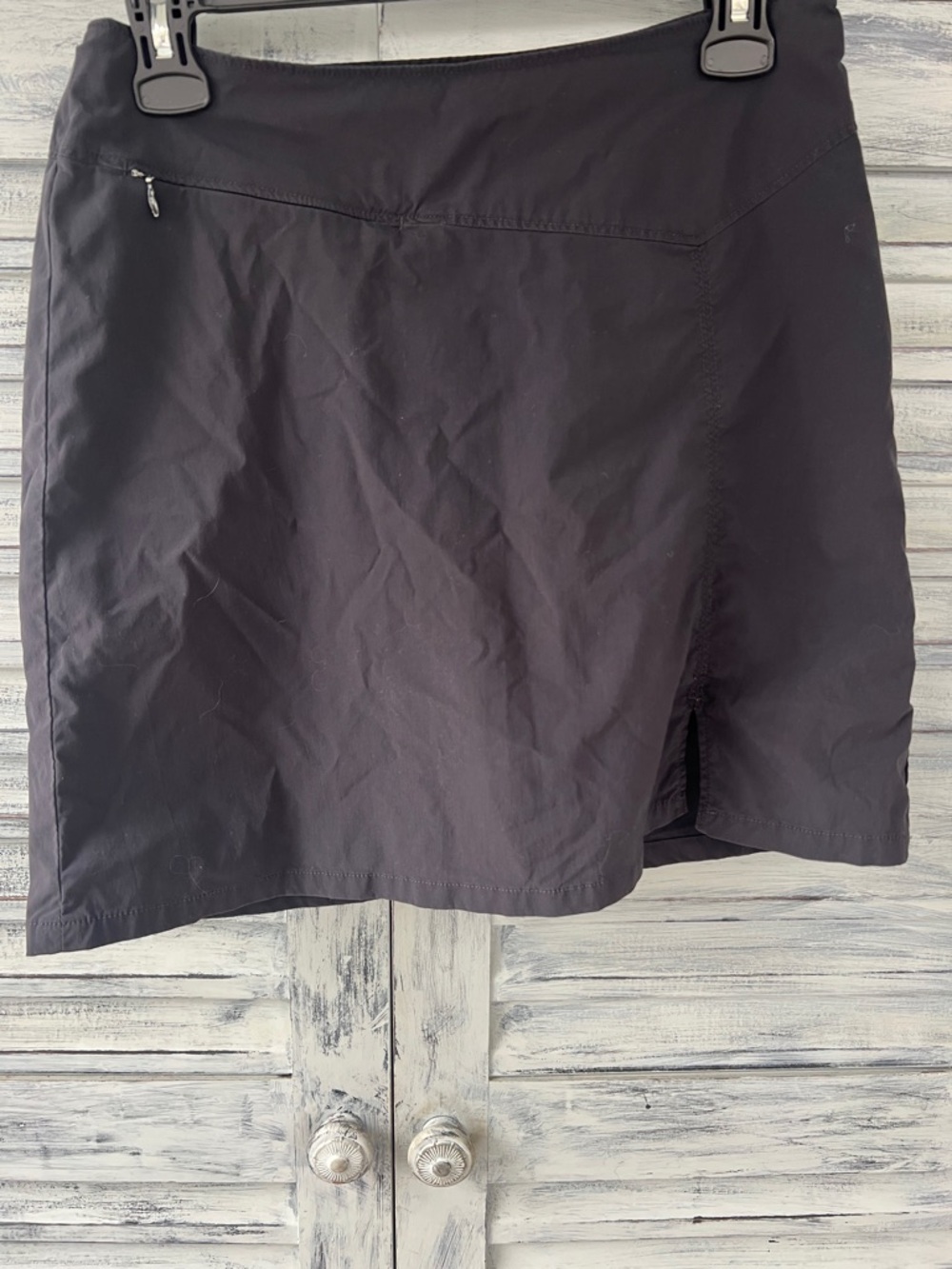 Patagonia Black Athletic Skort with Logo Patch Size 6